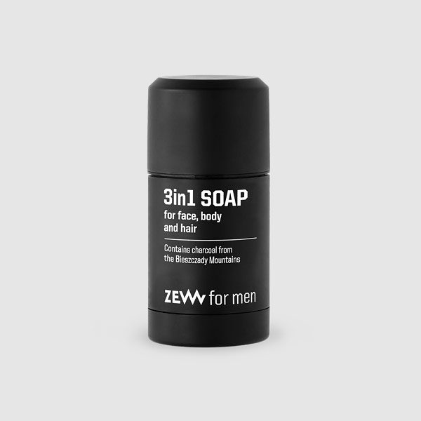3in1 Soap - Seife mit Aktivkohle für Gesicht, Körper und Haar